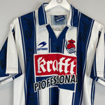 Shop 2001/02 REAL SOCIEDAD KOVACEVIC #9 HOME SHIRT (L) ASTORE, classic football shirts, vintage football shirts & retro soccer jerseys at Cult Kits