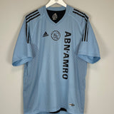 2002/03 AJAX PASANEN #16 *MATCH WORN vs MANCHESTER UNITED* AWAY SHIRT (XL) ADIDAS