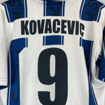 Shop 2001/02 REAL SOCIEDAD KOVACEVIC #9 HOME SHIRT (L) ASTORE, classic football shirts, vintage football shirts & retro soccer jerseys at Cult Kits