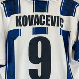 Shop 2001/02 REAL SOCIEDAD KOVACEVIC #9 HOME SHIRT (L) ASTORE, classic football shirts, vintage football shirts & retro soccer jerseys at Cult Kits