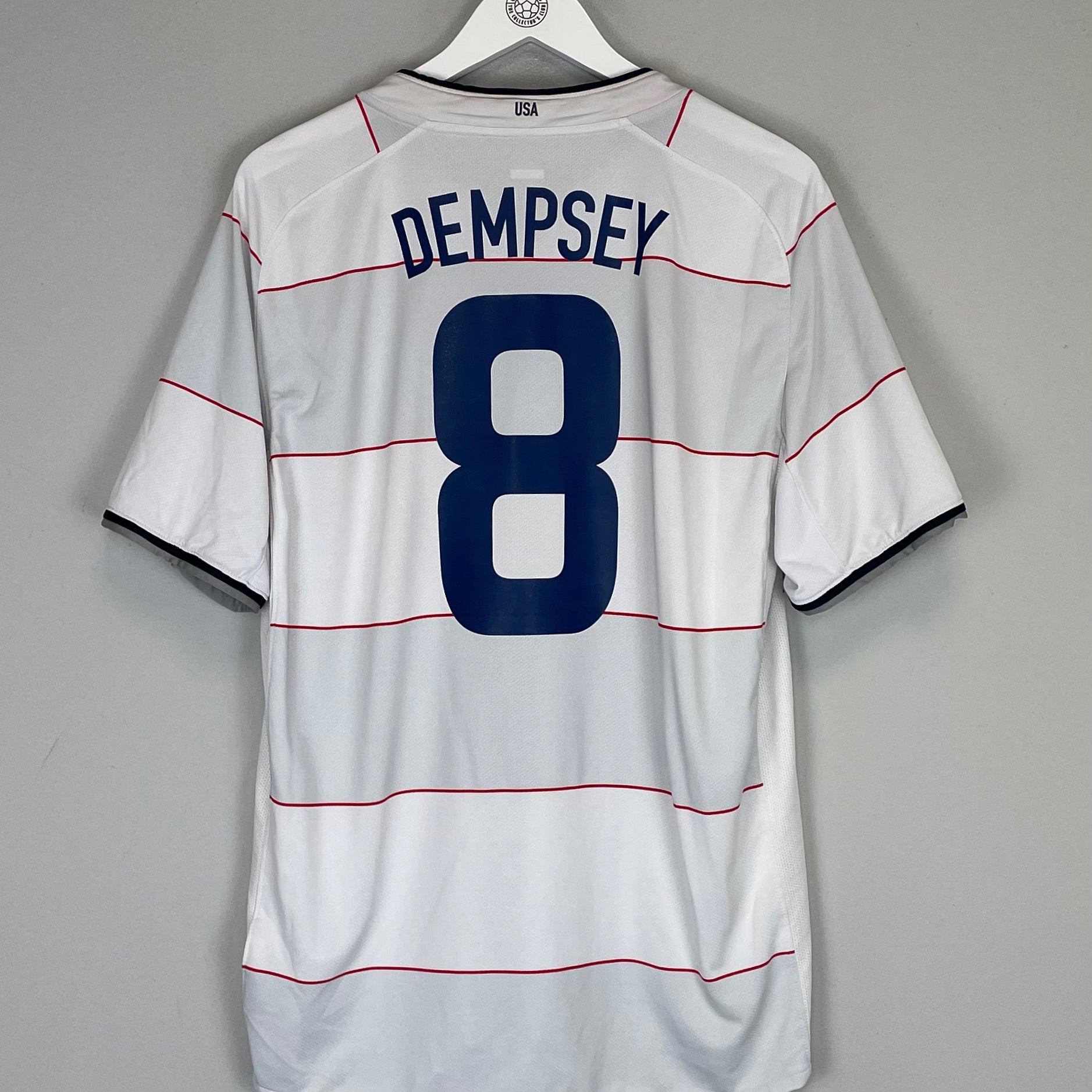Buy 2008/09 USA DEMPSEY 8 HOME SHIRT (L) NIKE ~ Free worldwide shipping ~ Authentic Vintage Football Shirts from Cult Kits