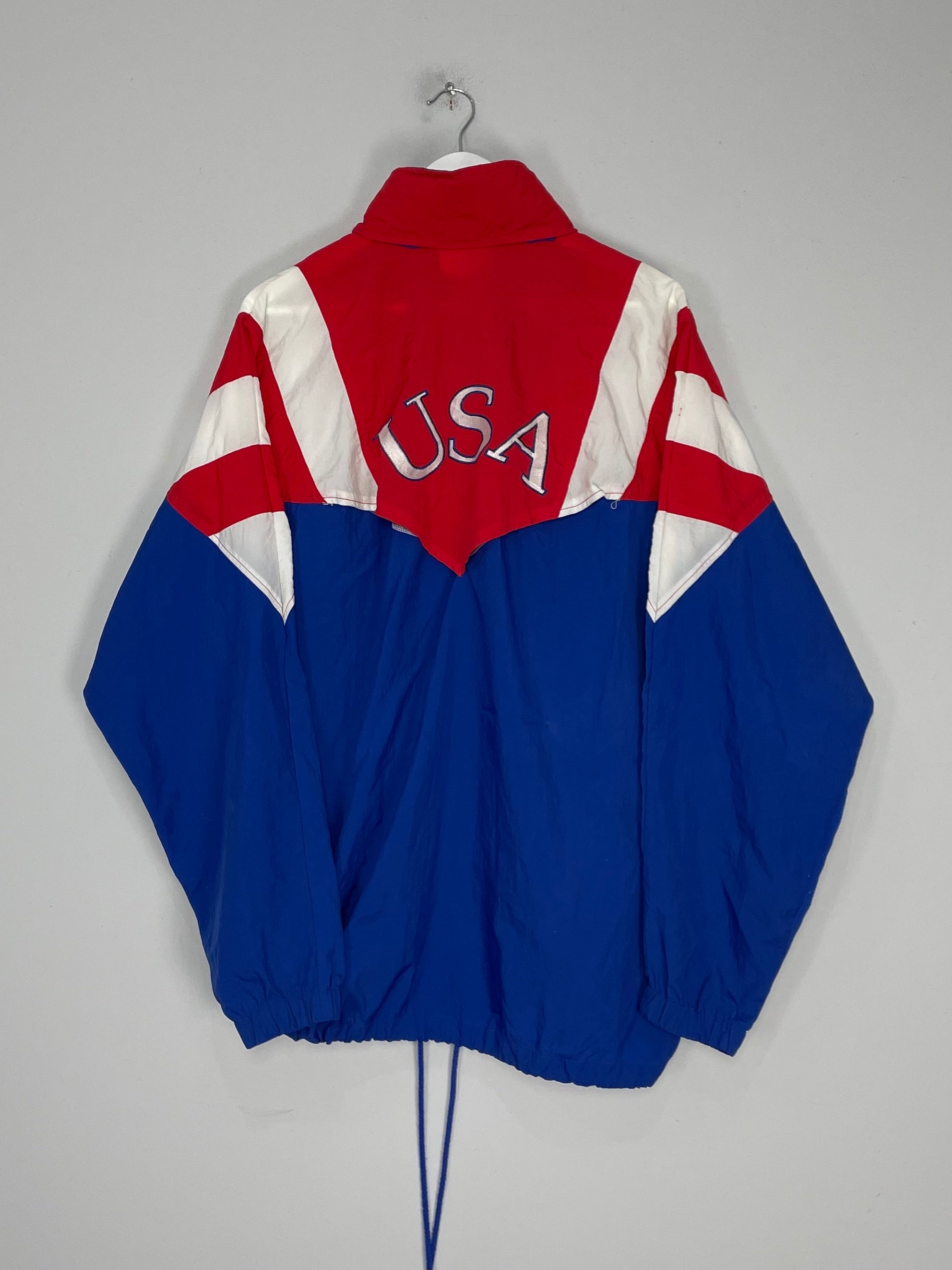 Shop 1992/94 USA WORLD CUP TRACK JACKET (XL) ADIDAS, classic football shirts, vintage football shirts & retro soccer jerseys at Cult Kits