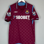 Buy 2009/10 WEST HAM COLLISON 31 *MATCH ISSUE vs MANCHESTER UNITED* HOME SHIRT (L) UMBRO ~ Free worldwide shipping available ~ Authentic Vintage Football Shirts from Cult Kits