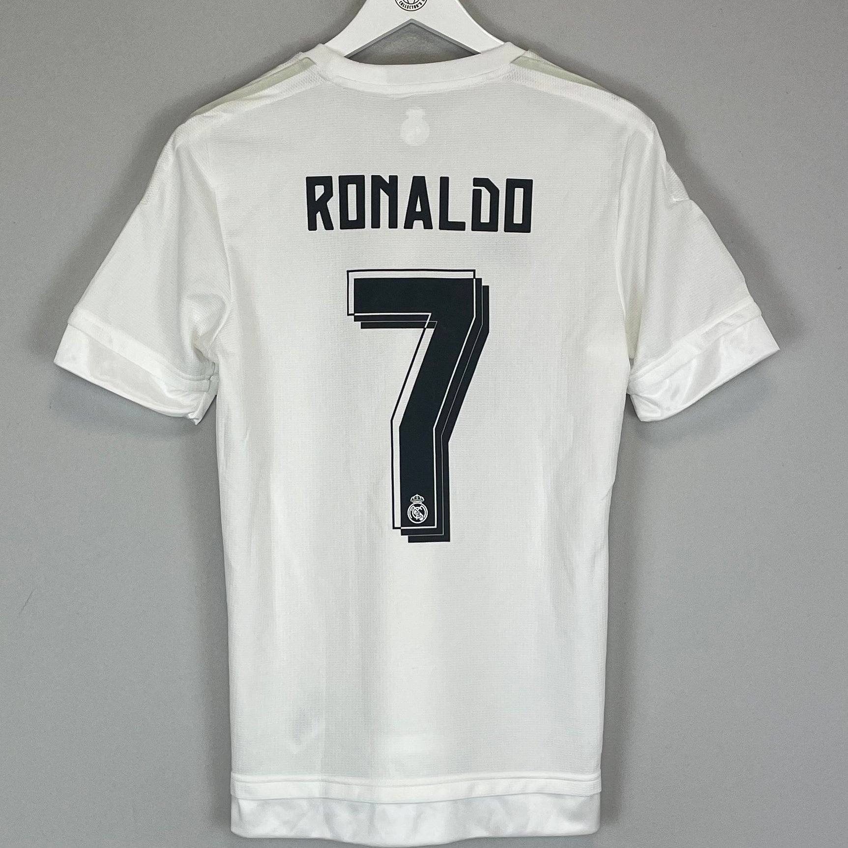 Shop 2015/16 REAL MADRID RONALDO #7 HOME SHIRT (S) ADIDAS, classic football shirts, vintage football shirts & retro soccer jerseys at Cult Kits