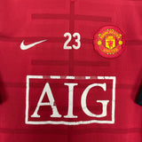2009/10 MANCHESTER UNITED #23 TRAINING SHIRT (M) NIKE