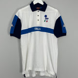 Shop 1999/00 ITALY POLO SHIRT (XL) KAPPA, classic football shirts, vintage football shirts & retro soccer jerseys at Cult Kits
