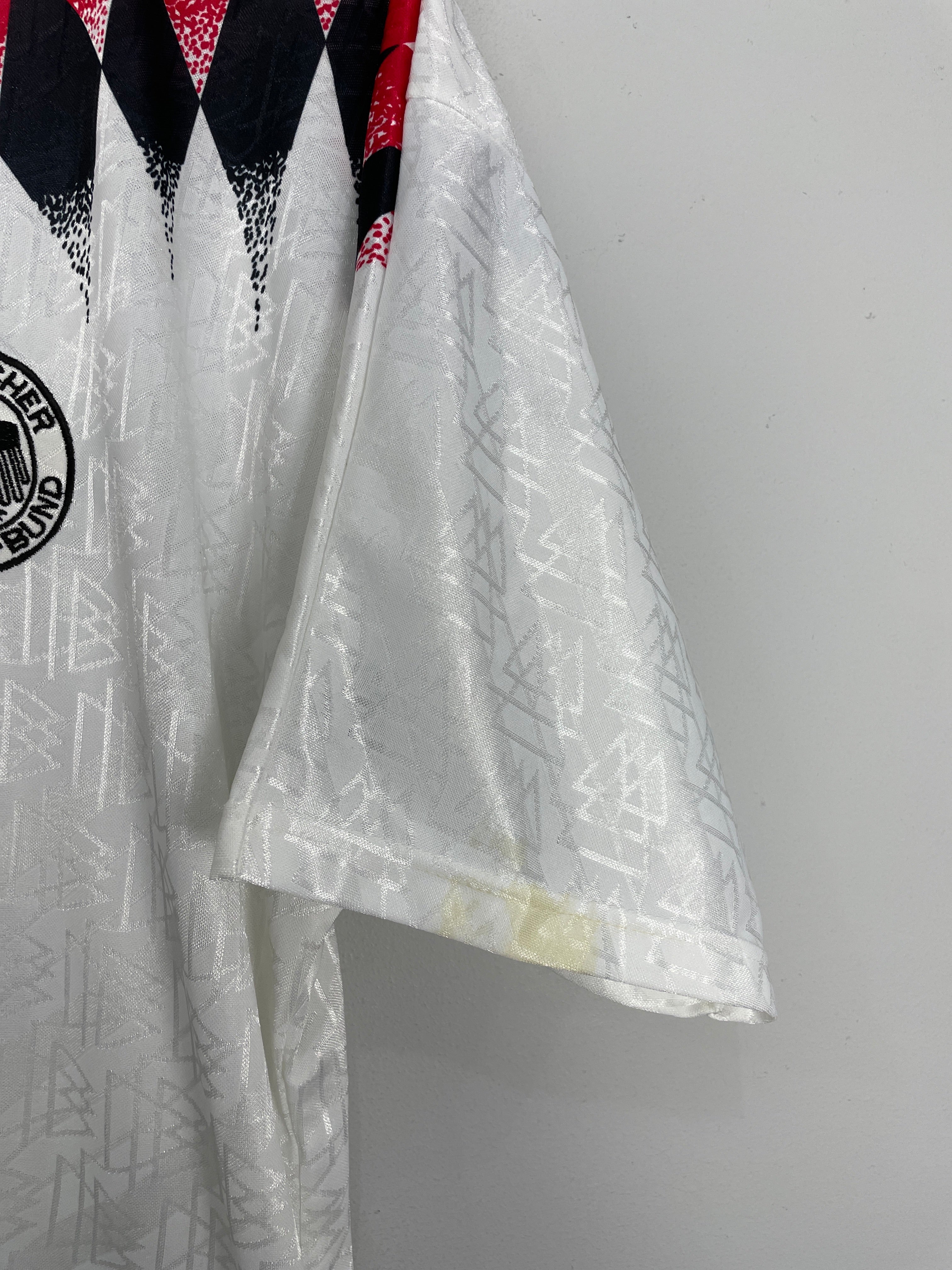 Shop 1994/96 GERMANY MATTHAUS #10 HOME SHIRT (L) ADIDAS, classic football shirts, vintage football shirts & retro soccer jerseys at Cult Kits