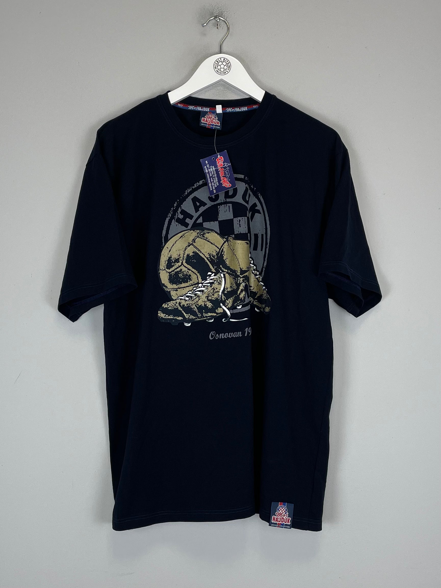 Shop HAJDUK SPILT *BNWT* T-SHIRT (XL) OM, classic football shirts, vintage football shirts & retro soccer jerseys at Cult Kits