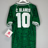 1999 MEXICO C.BLANCO #10 *BNWT* HOME SHIRT (M) ABA SPORT