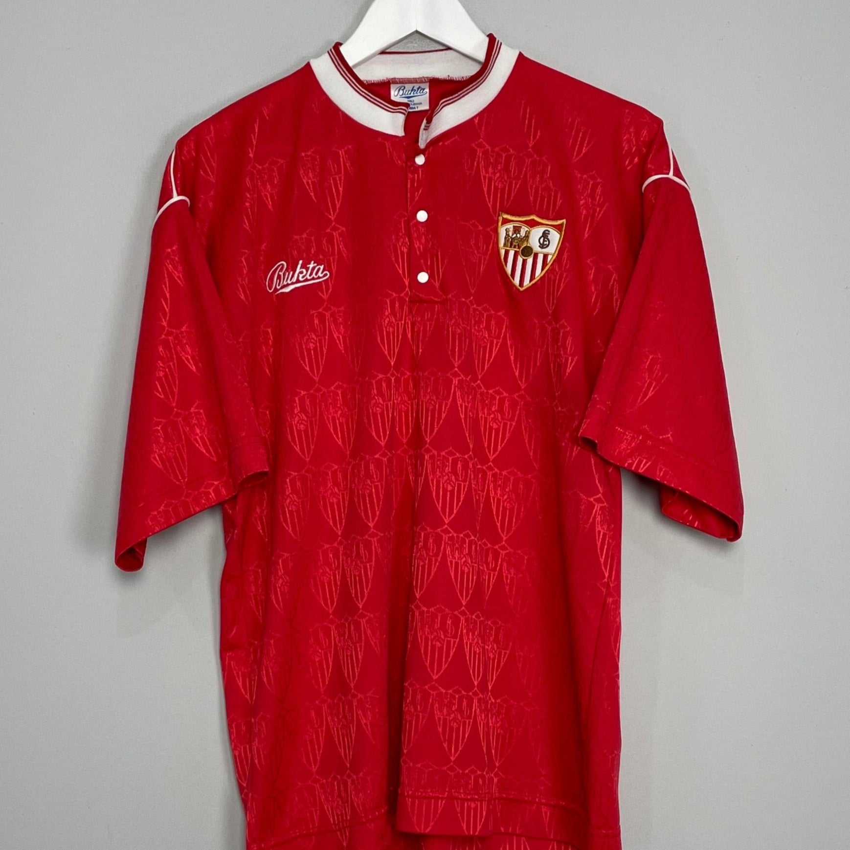 Shop 1990/92 SEVILLA MARADONA #10 AWAY SHIRT (M) BUKTA, classic football shirts, vintage football shirts & retro soccer jerseys at Cult Kits
