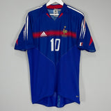 Shop 2004/06 FRANCE ZIDANE #10 HOME SHIRT (L) ADIDAS, classic football shirts, vintage football shirts & retro soccer jerseys at Cult Kits