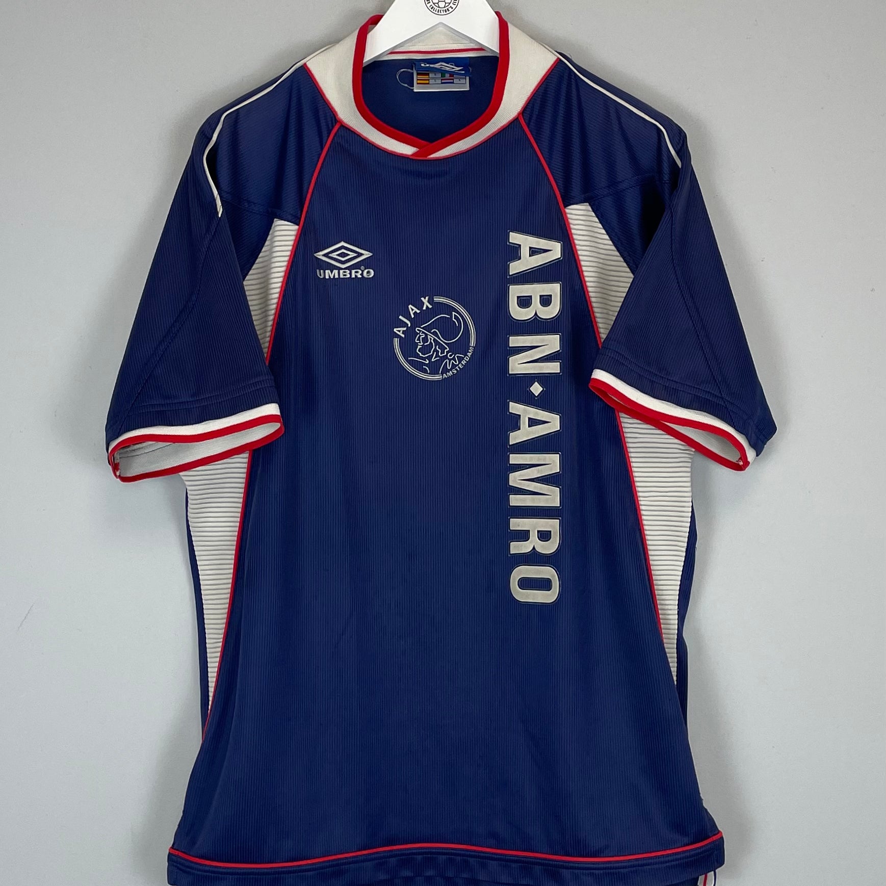 Shop 1999/00 AJAX AWAY SHIRT (L) UMBRO, classic football shirts, vintage football shirts & retro soccer jerseys at Cult Kits