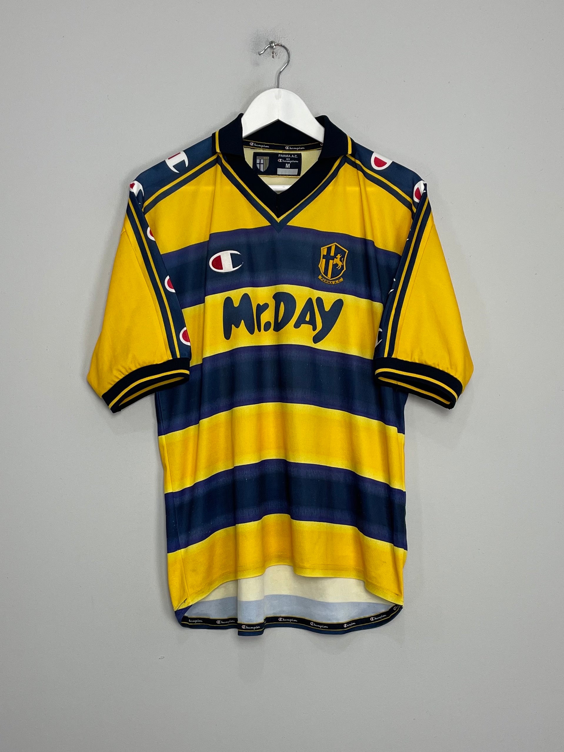 Shop 2000/01 PARMA HOME SHIRT (M) CHAMPION, classic football shirts, vintage football shirts & retro soccer jerseys at Cult Kits