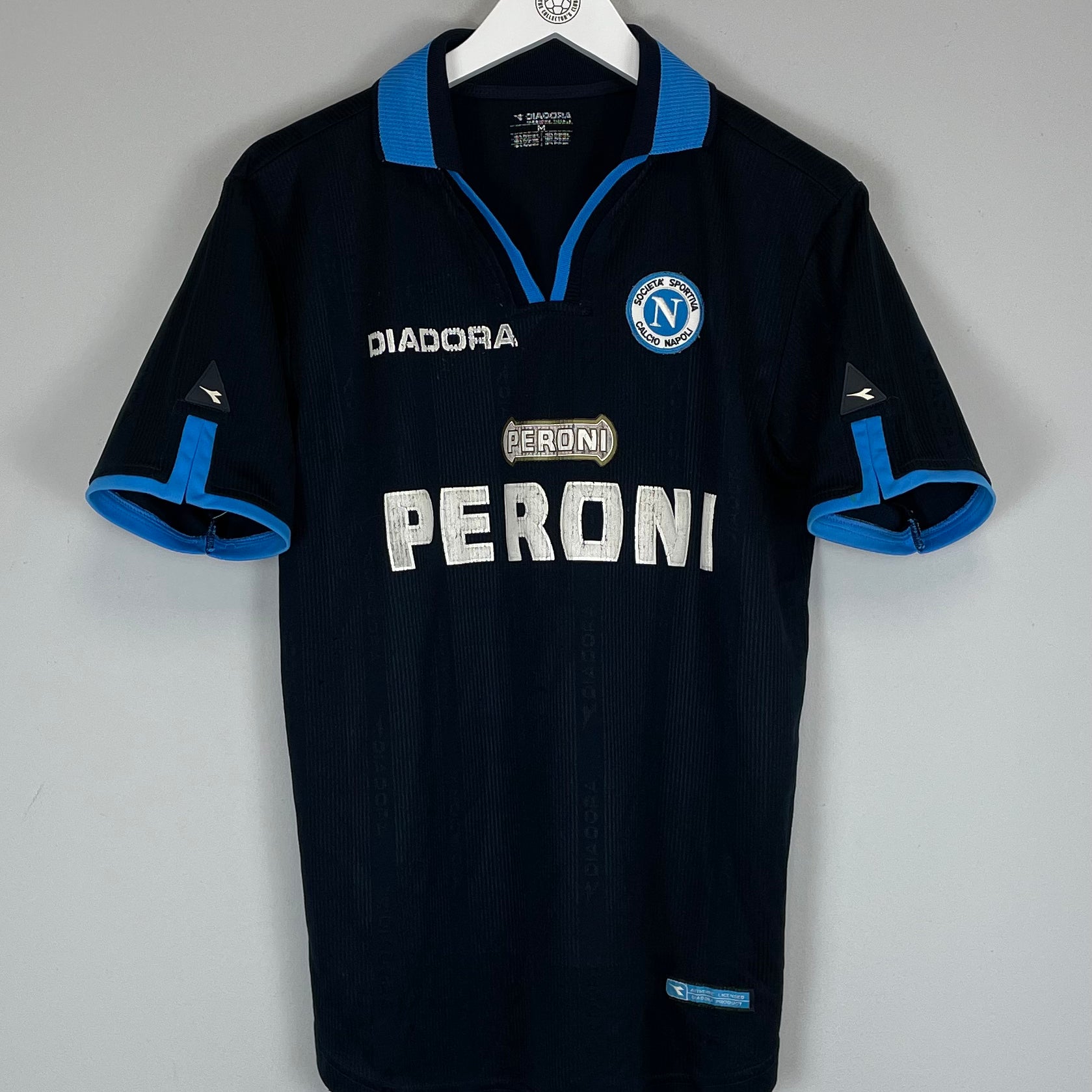 Shop 2001/02 NAPOLI THIRD SHIRT (M) DIADORA, classic football shirts, vintage football shirts & retro soccer jerseys at Cult Kits