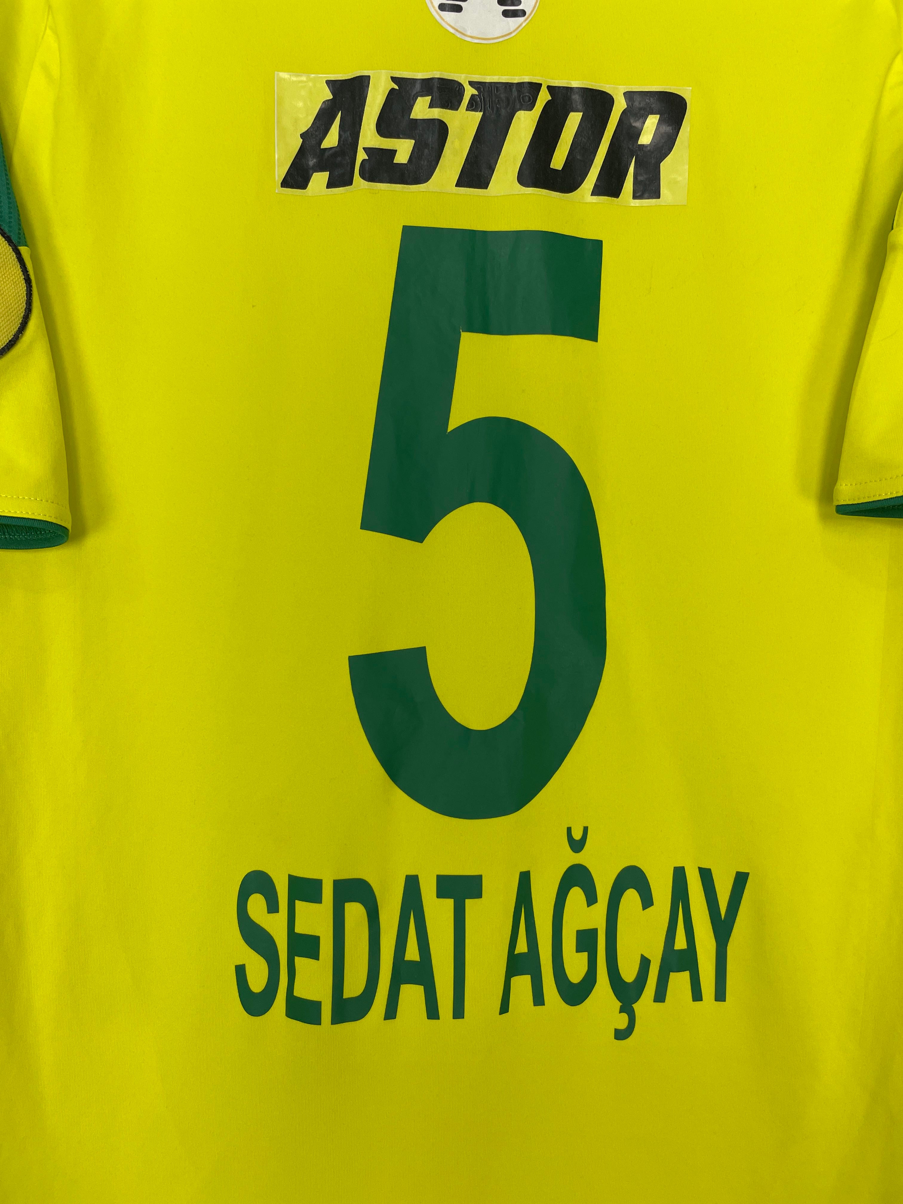 Shop 2013/14 SANILURFA SEDAT AGCAY #5 HOME SHIRT (M) ADIDAS, classic football shirts, vintage football shirts & retro soccer jerseys at Cult Kits