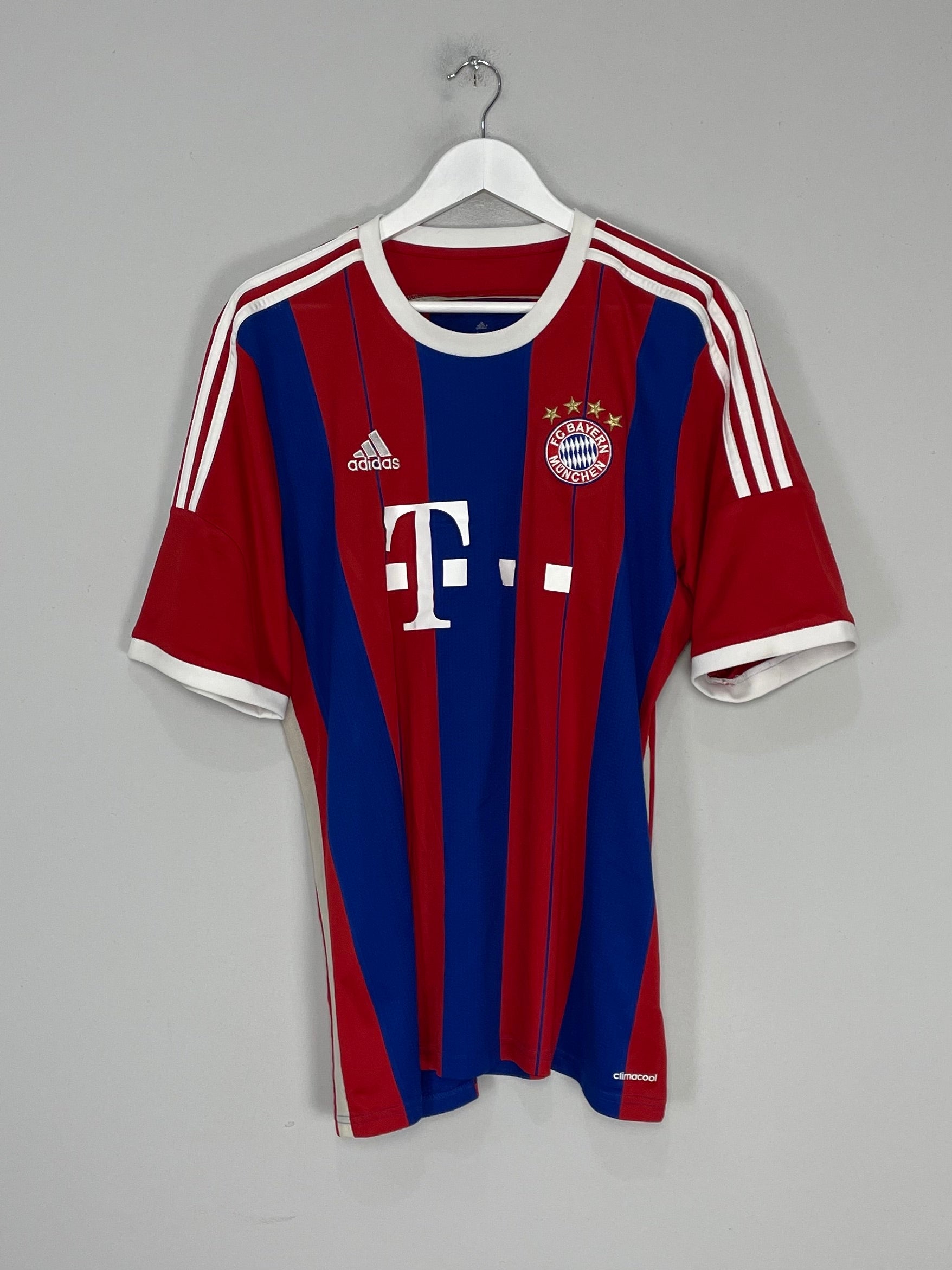 Shop 2014/15 BAYERN MUNICH ALONSO #3 HOME SHIRT (XL) ADIDAS, classic football shirts, vintage football shirts & retro soccer jerseys at Cult Kits