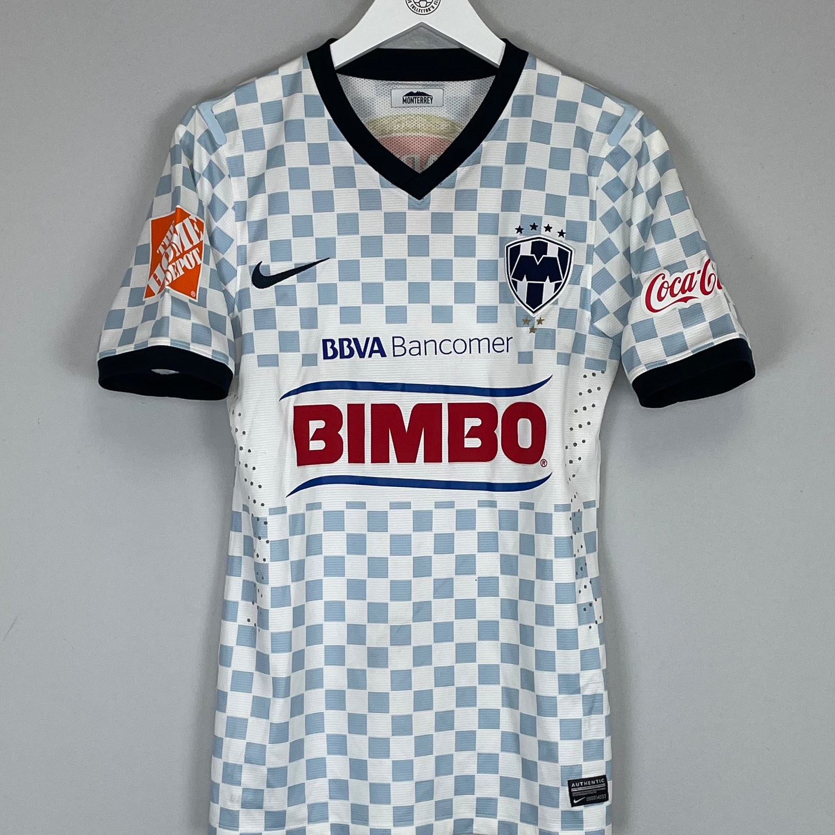 Shop 2013 MONTERREY BASANTA #15 *PLAYER ISSUE* AWAY SHIRT (S) NIKE, classic football shirts, vintage football shirts & retro soccer jerseys at Cult Kits