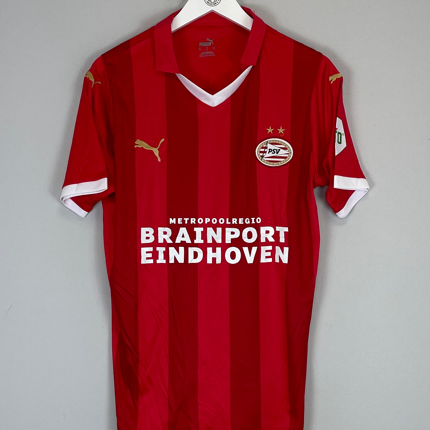 Shop 2023/24 PSV HOME SHIRT (M) PUMA, classic football shirts, vintage football shirts & retro soccer jerseys at Cult Kits