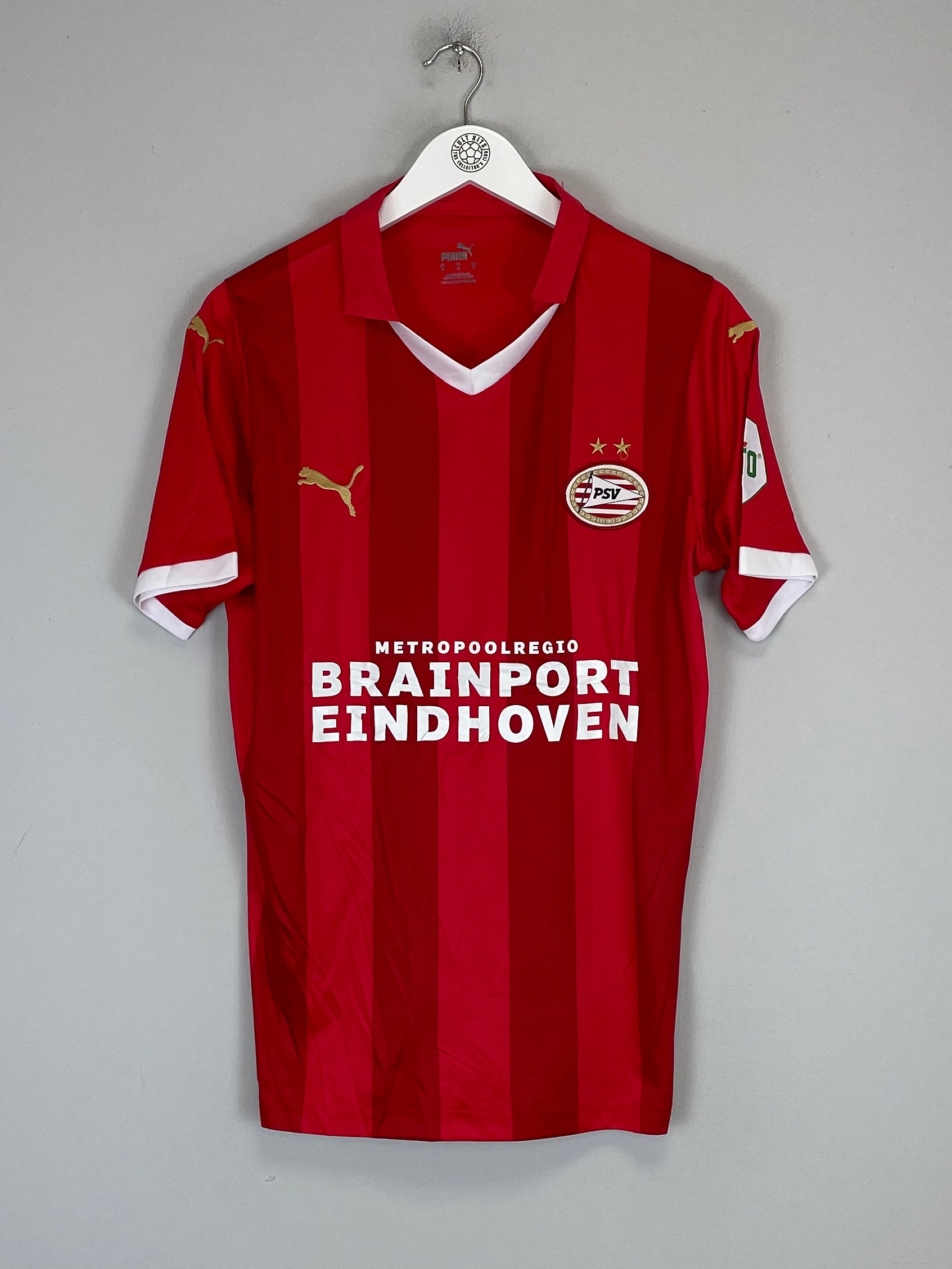 Shop 2023/24 PSV HOME SHIRT (M) PUMA, classic football shirts, vintage football shirts & retro soccer jerseys at Cult Kits