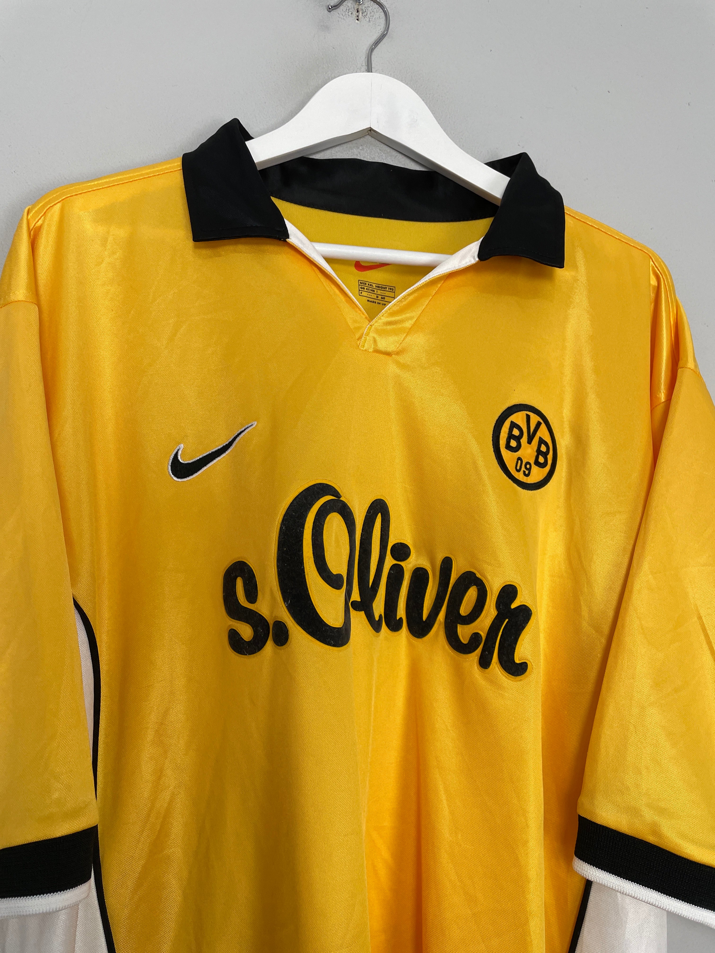 Shop 1998/00 DORTMUND HOME SHIRT (XXL) NIKE, classic football shirts, vintage football shirts & retro soccer jerseys at Cult Kits