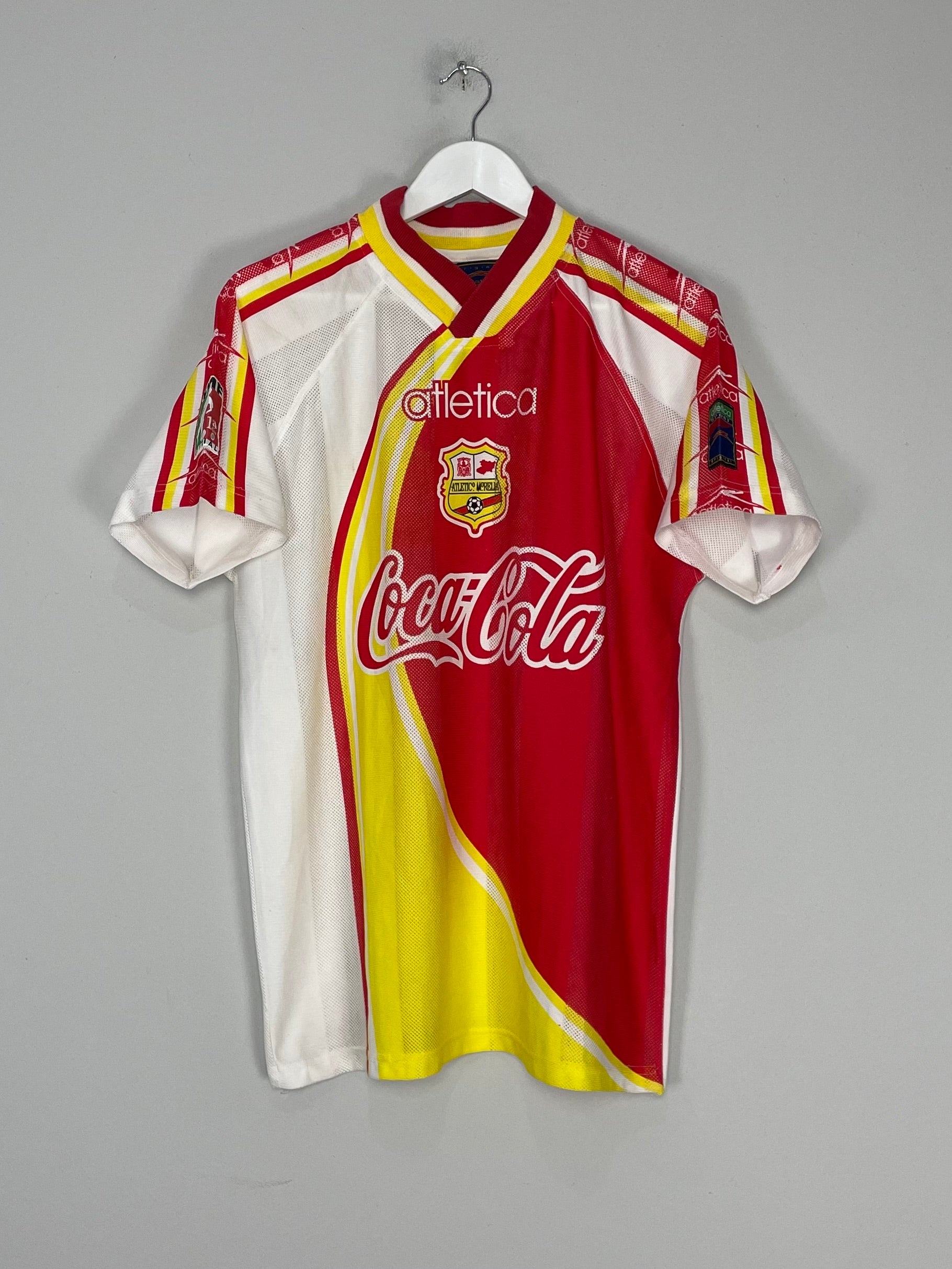 Shop 1998/99 MONARCAS MORELIA AWAY SHIRT (M) ATLETICA, classic football shirts, vintage football shirts & retro soccer jerseys at Cult Kits