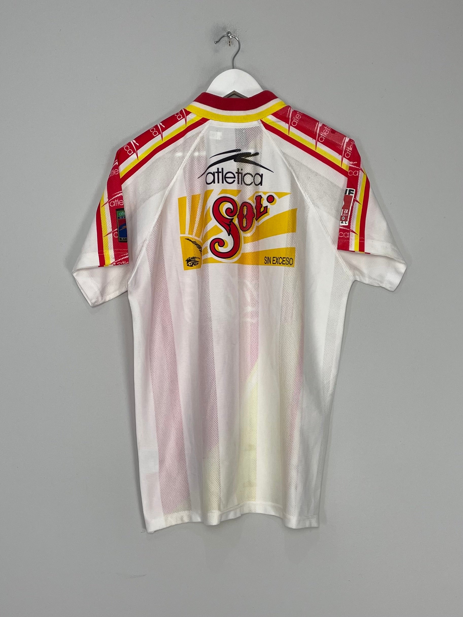 Shop 1998/99 MONARCAS MORELIA AWAY SHIRT (M) ATLETICA, classic football shirts, vintage football shirts & retro soccer jerseys at Cult Kits