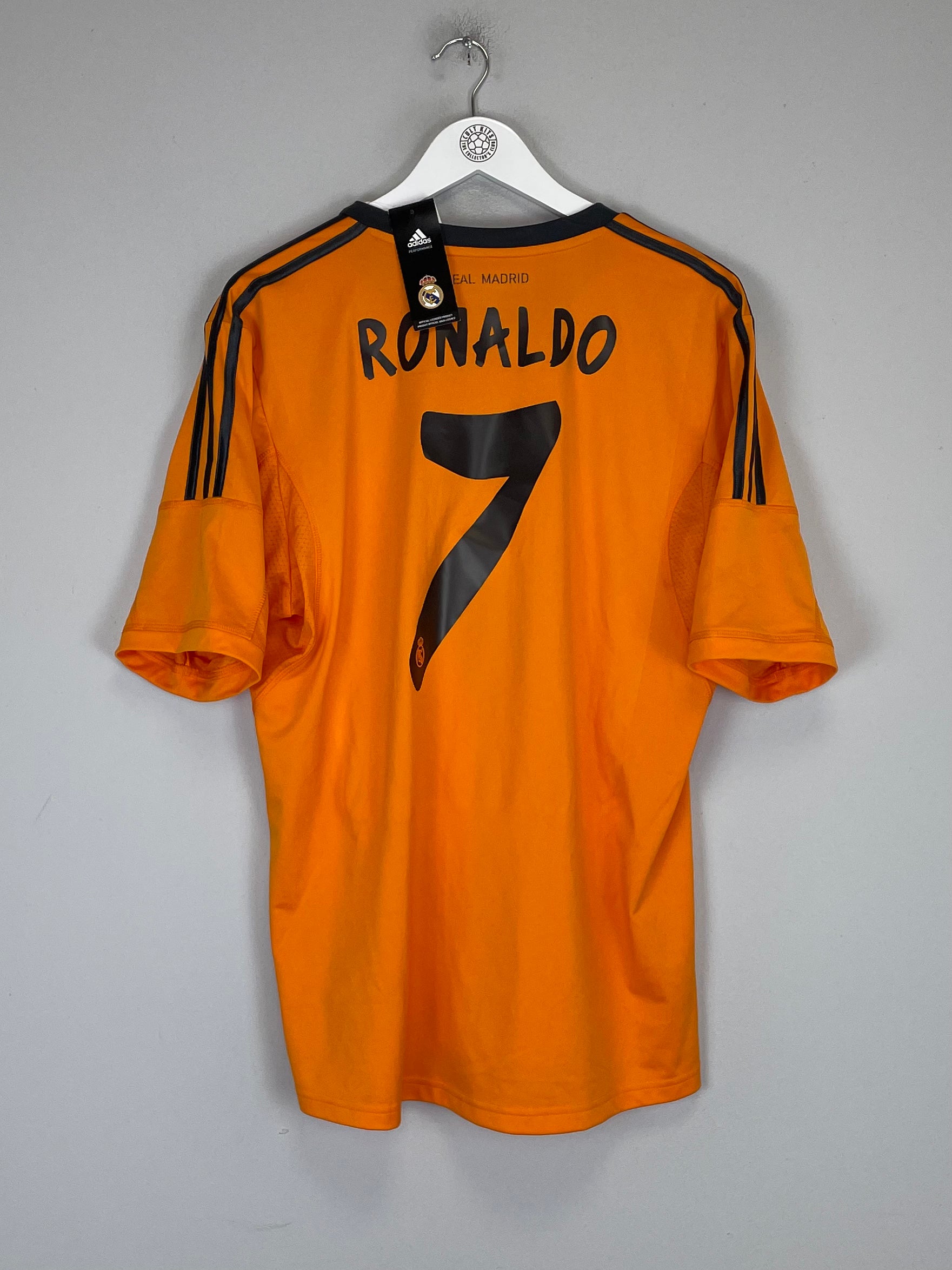 Shop 2013/14 REAL MADRID RONALDO #7 BNWT** THIRD SHIRT (L) ADIDAS, classic football shirts, vintage football shirts & retro soccer jerseys at Cult Kits