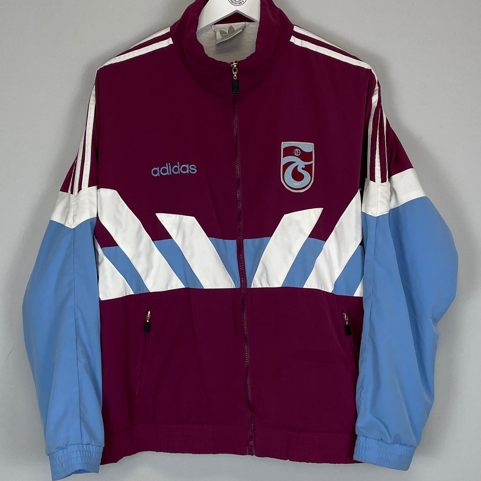 Shop 1996/97 TRABZONSPOR TRACK JACKET (M) ADIDAS, classic football shirts, vintage football shirts & retro soccer jerseys at Cult Kits