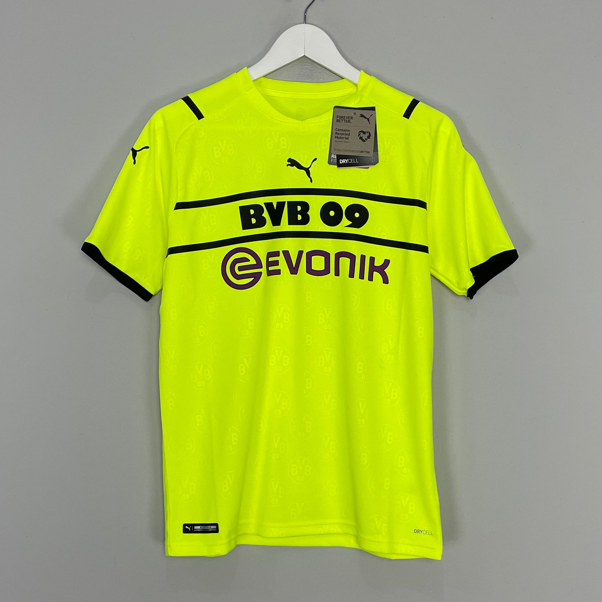 Shop 2021/22 Dortmund *BNWT* Cup Shirt (Kids - Multiple Sizes) Puma, classic football shirts, vintage football shirts & retro soccer jerseys at Cult Kits