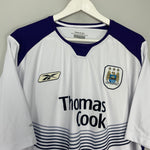 Shop 2004/05 MANCHESTER CITY AWAY SHIRT (XL) REEBOK, classic football shirts, vintage football shirts & retro soccer jerseys at Cult Kits