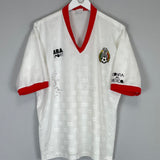Shop 1997/98 MEXICO *SIGNED* TRAINING SHIRT (M) ABA SPORT, classic football shirts, vintage football shirts & retro soccer jerseys at Cult Kits