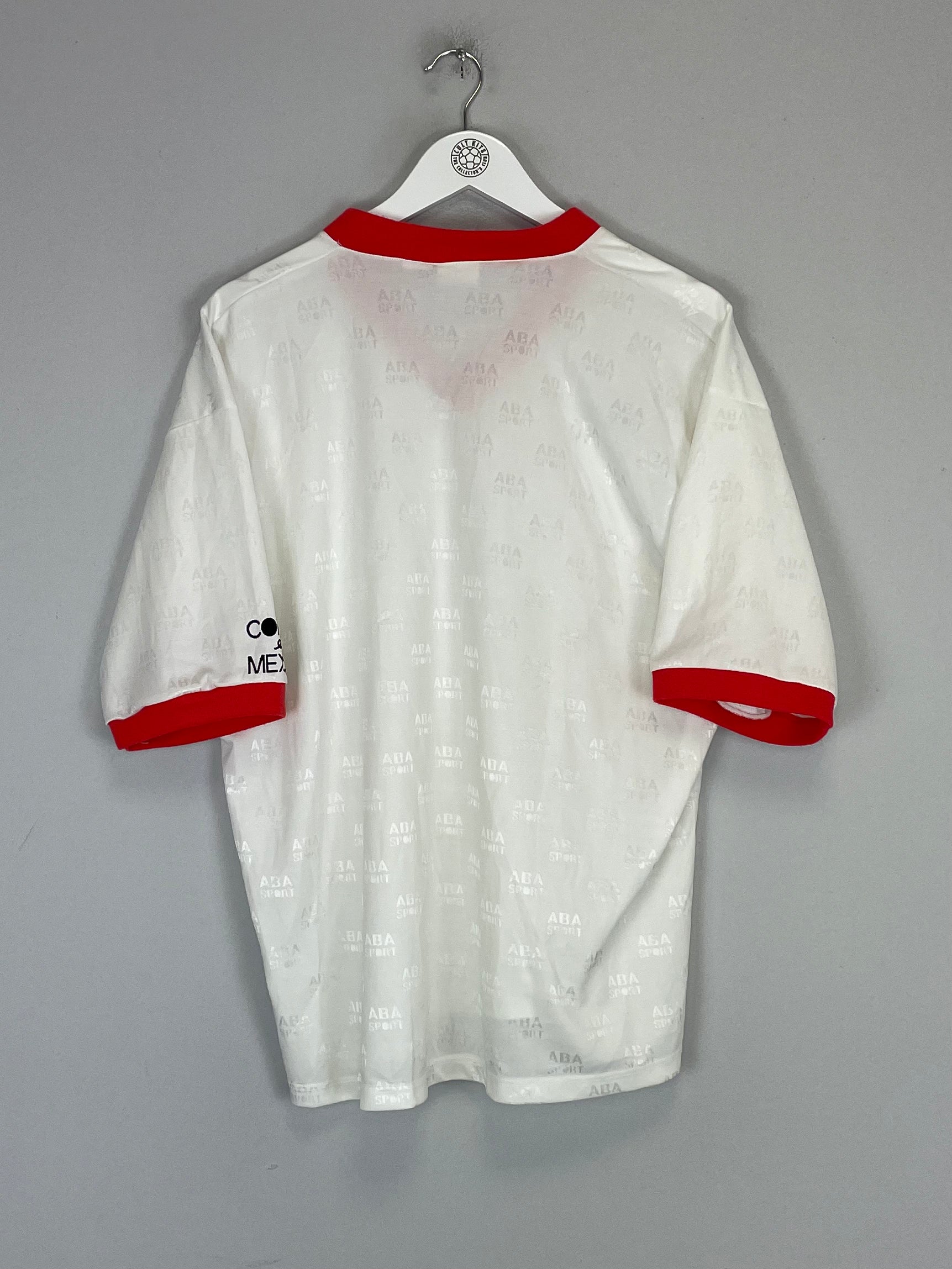 Shop 1997/98 MEXICO *SIGNED* TRAINING SHIRT (M) ABA SPORT, classic football shirts, vintage football shirts & retro soccer jerseys at Cult Kits