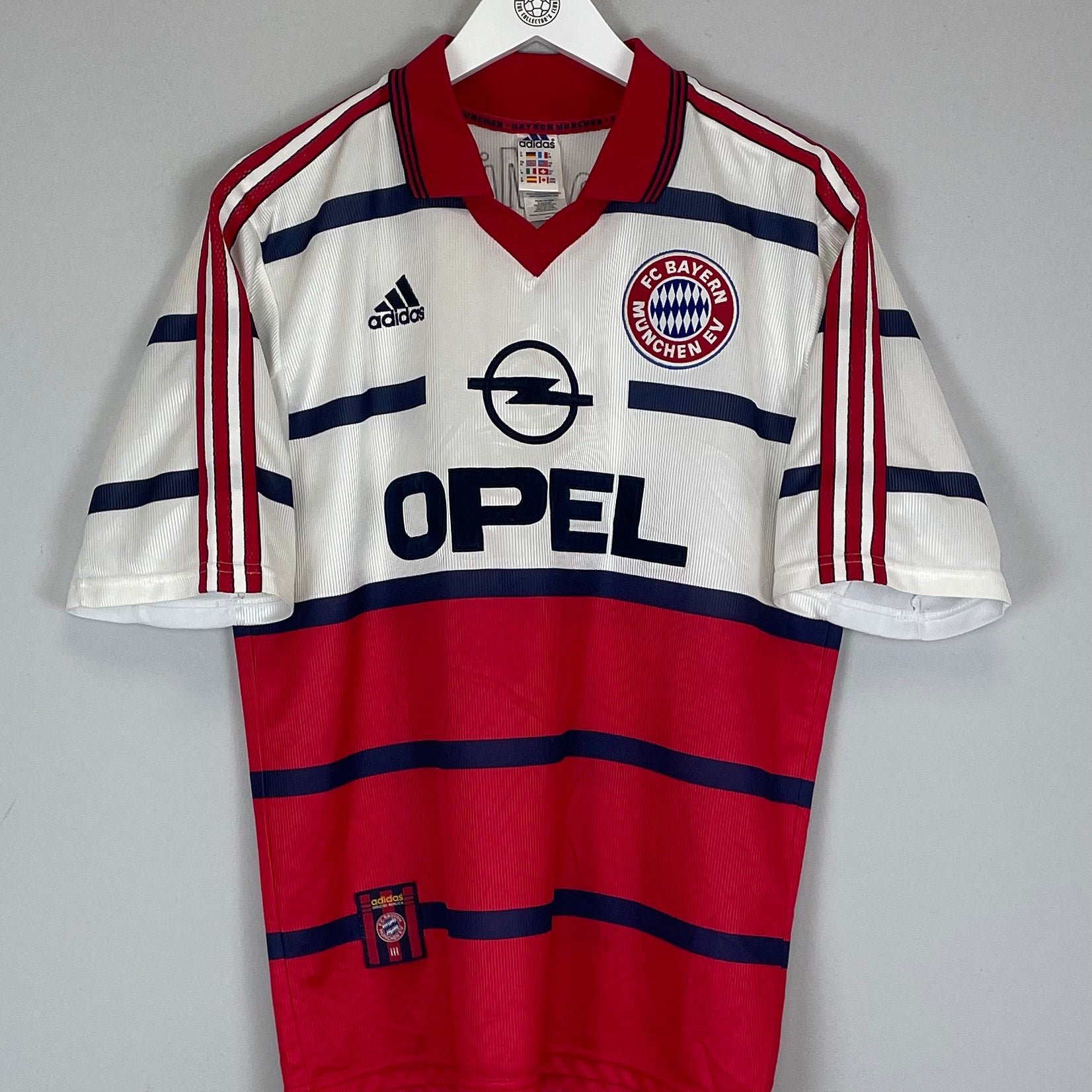 Shop 1998/00 BAYERN MUNICH AWAY SHIRT (M) ADIDAS, classic football shirts, vintage football shirts & retro soccer jerseys at Cult Kits