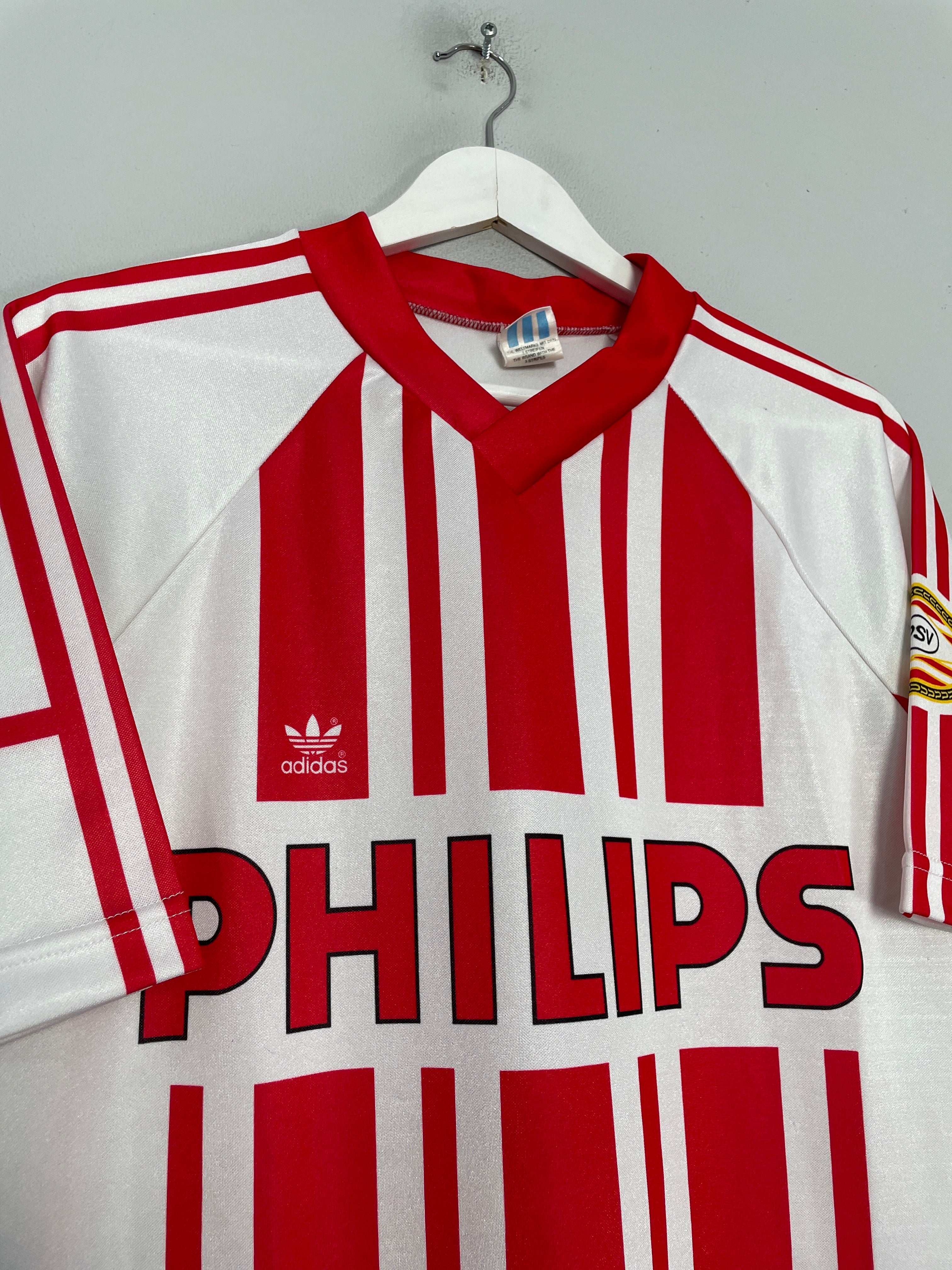 Shop 1989/90 PSV #8 HOME SHIRT (M) ADIDAS, classic football shirts, vintage football shirts & retro soccer jerseys at Cult Kits