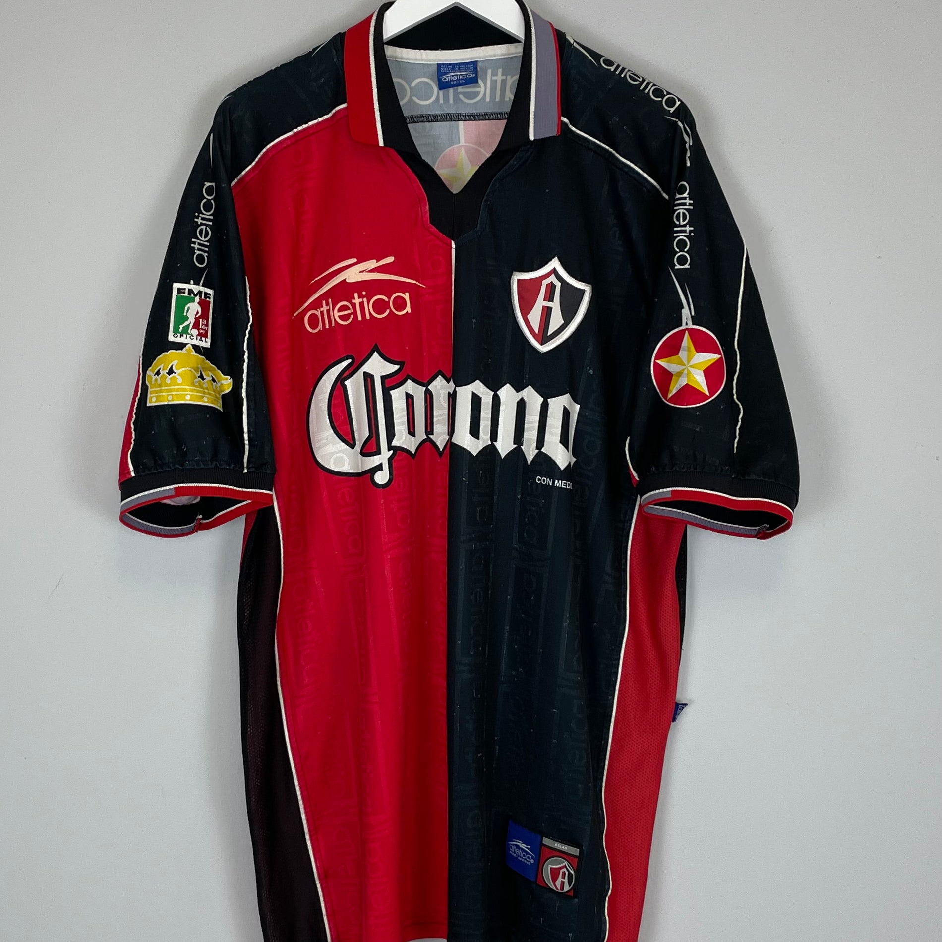 Shop 1999/00 ATLAS HOME SHIRT (XL) ATLETICA, classic football shirts, vintage football shirts & retro soccer jerseys at Cult Kits