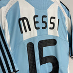 Shop 2007/09 ARGENTINA MESSI #15 HOME SHIRT (XL) ADIDAS, classic football shirts, vintage football shirts & retro soccer jerseys at Cult Kits