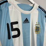 Shop 2007/09 ARGENTINA MESSI #15 HOME SHIRT (XL) ADIDAS, classic football shirts, vintage football shirts & retro soccer jerseys at Cult Kits