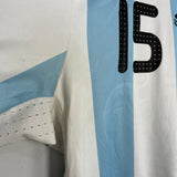 Shop 2007/09 ARGENTINA MESSI #15 HOME SHIRT (XL) ADIDAS, classic football shirts, vintage football shirts & retro soccer jerseys at Cult Kits