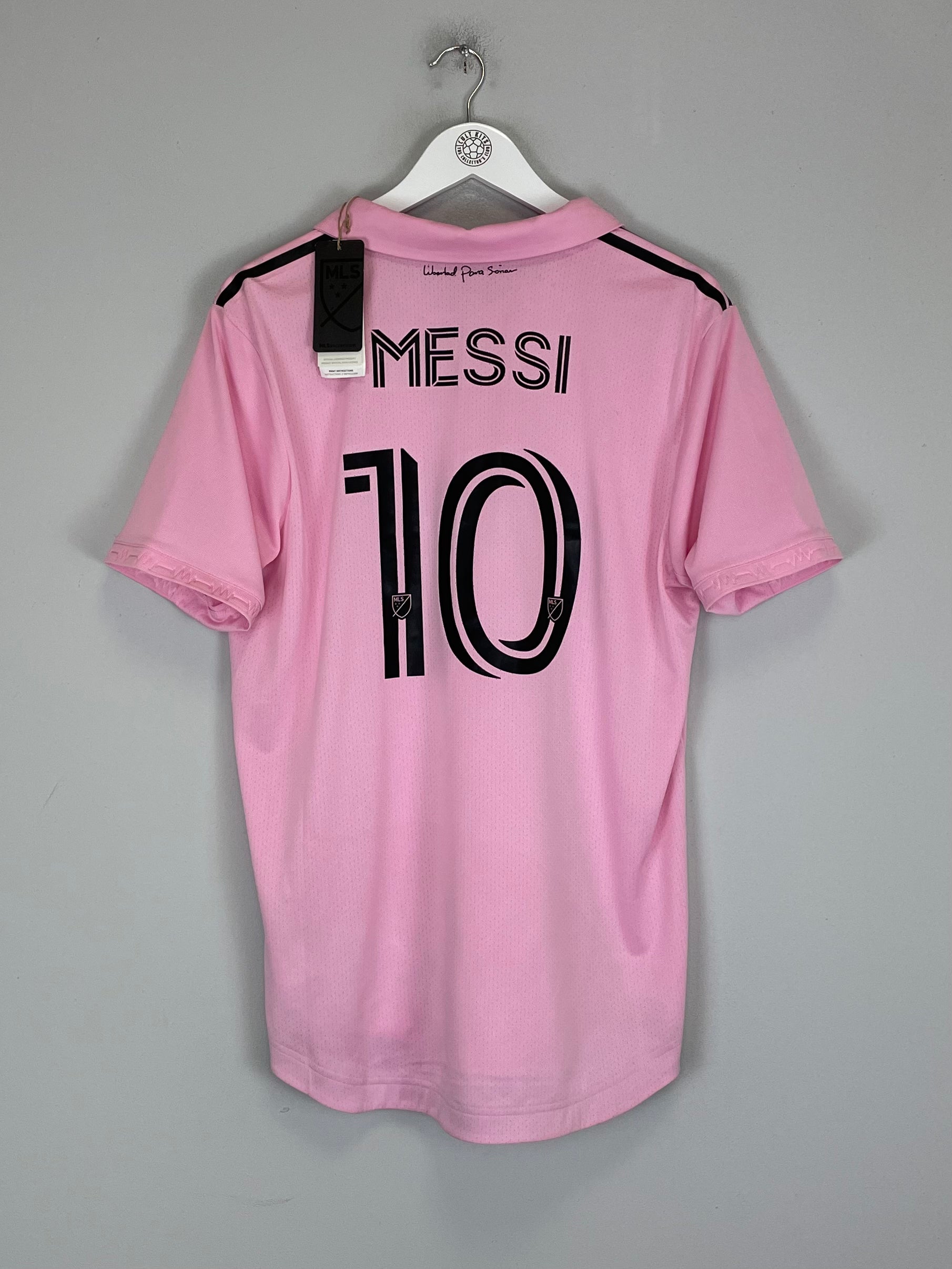 Shop 2022/23 INTER MIAMI MESSI #10 *BNWT* AUTHENTIC HOME SHIRT (L) ADIDAS, classic football shirts, vintage football shirts & retro soccer jerseys at Cult Kits