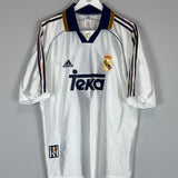 1998/00 REAL MADRID MORIENTES #15 HOME SHIRT (L) ADIDAS