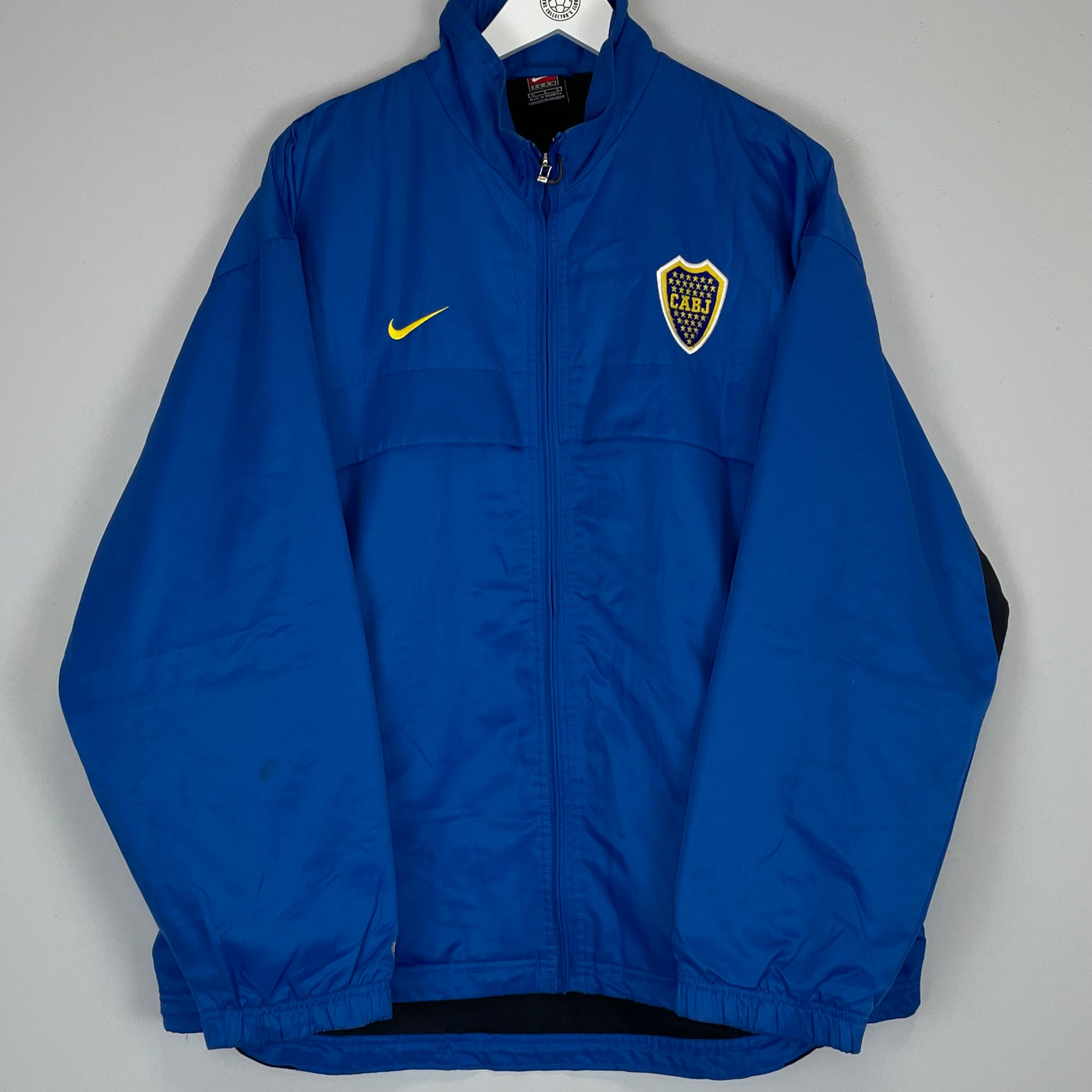 Shop 2000/01 BOCA JUNIORS TRACK JACKET (XL) NIKE, classic football shirts, vintage football shirts & retro soccer jerseys at Cult Kits