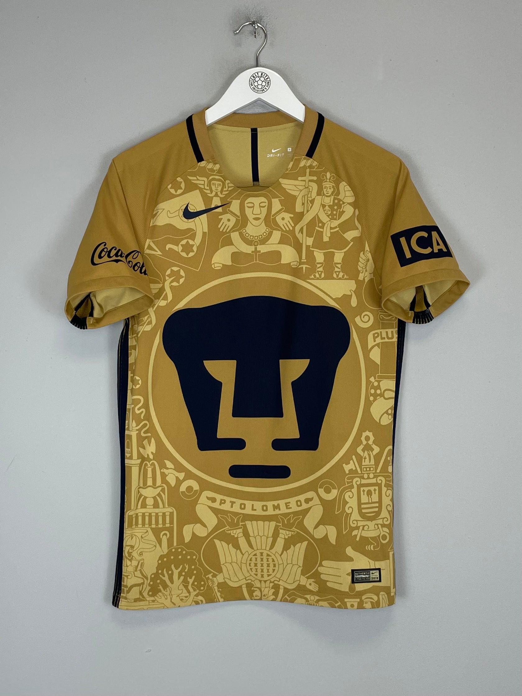 Shop 2016/17 UNAM PUMAS *AUTHENTIC* AWAY SHIRT (S) NIKE, classic football shirts, vintage football shirts & retro soccer jerseys at Cult Kits