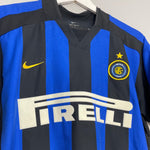 Shop 2002/03 INTER MILAN VIERI #32 HOME SHIRT (S) NIKE, classic football shirts, vintage football shirts & retro soccer jerseys at Cult Kits