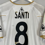 2005/06 ALBACETE SANTI #8 *SIGNED* HOME SHIRT (L) LE COQ