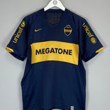 Buy 2007/08 BOCA JUNIORS ROMAN 10 HOME SHIRT (L) NIKE ~ Free worldwide shipping ~ Authentic Vintage Football Shirts from Cult Kits