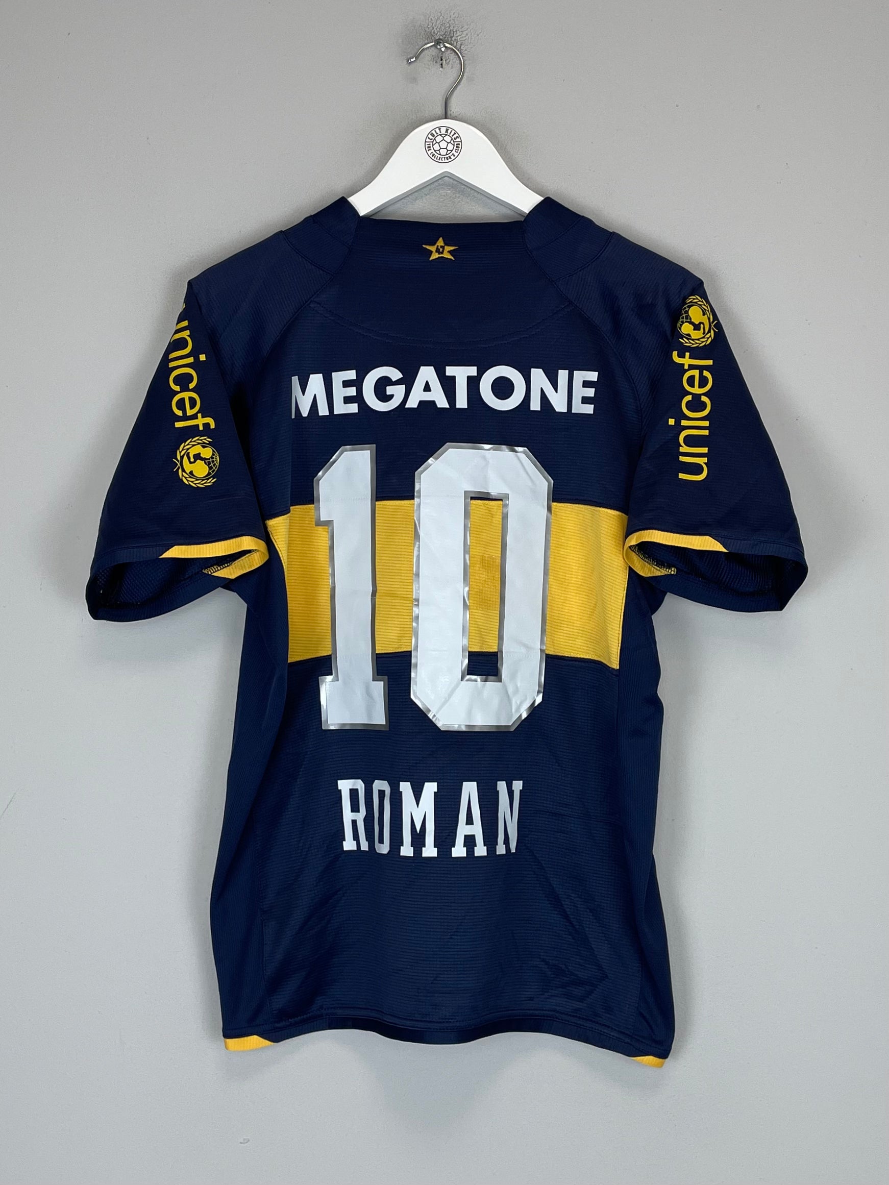 Buy 2007/08 BOCA JUNIORS ROMAN 10 HOME SHIRT (L) NIKE ~ Free worldwide shipping ~ Authentic Vintage Football Shirts from Cult Kits