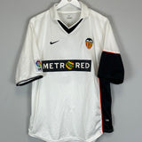 2001/02 VALENCIA KILY #18 HOME SHIRT (L) NIKE