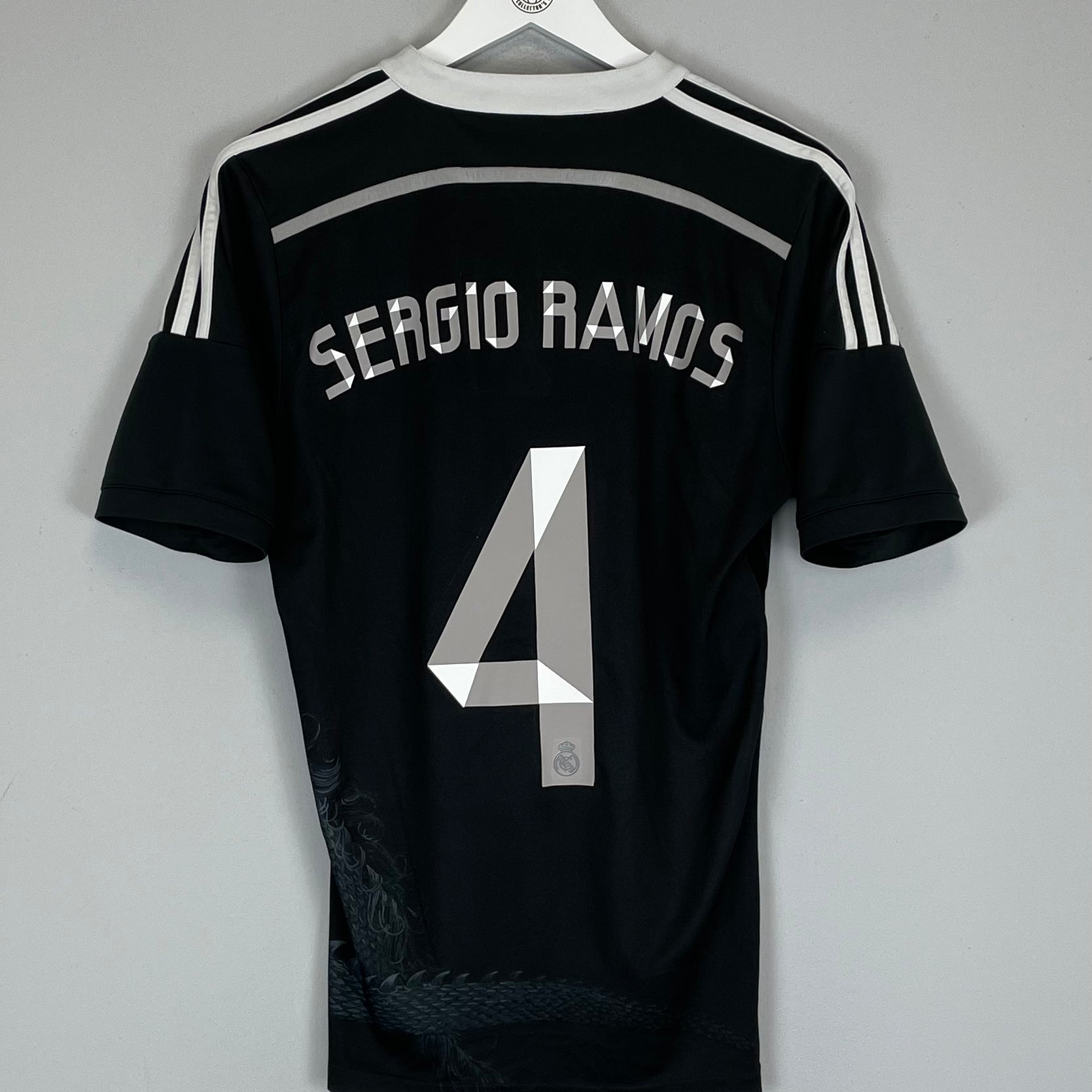 Shop 2014/15 REAL MADRID SERGIO RAMOS #4 THIRD SHIRT (S) ADIDAS, classic football shirts, vintage football shirts & retro soccer jerseys at Cult Kits