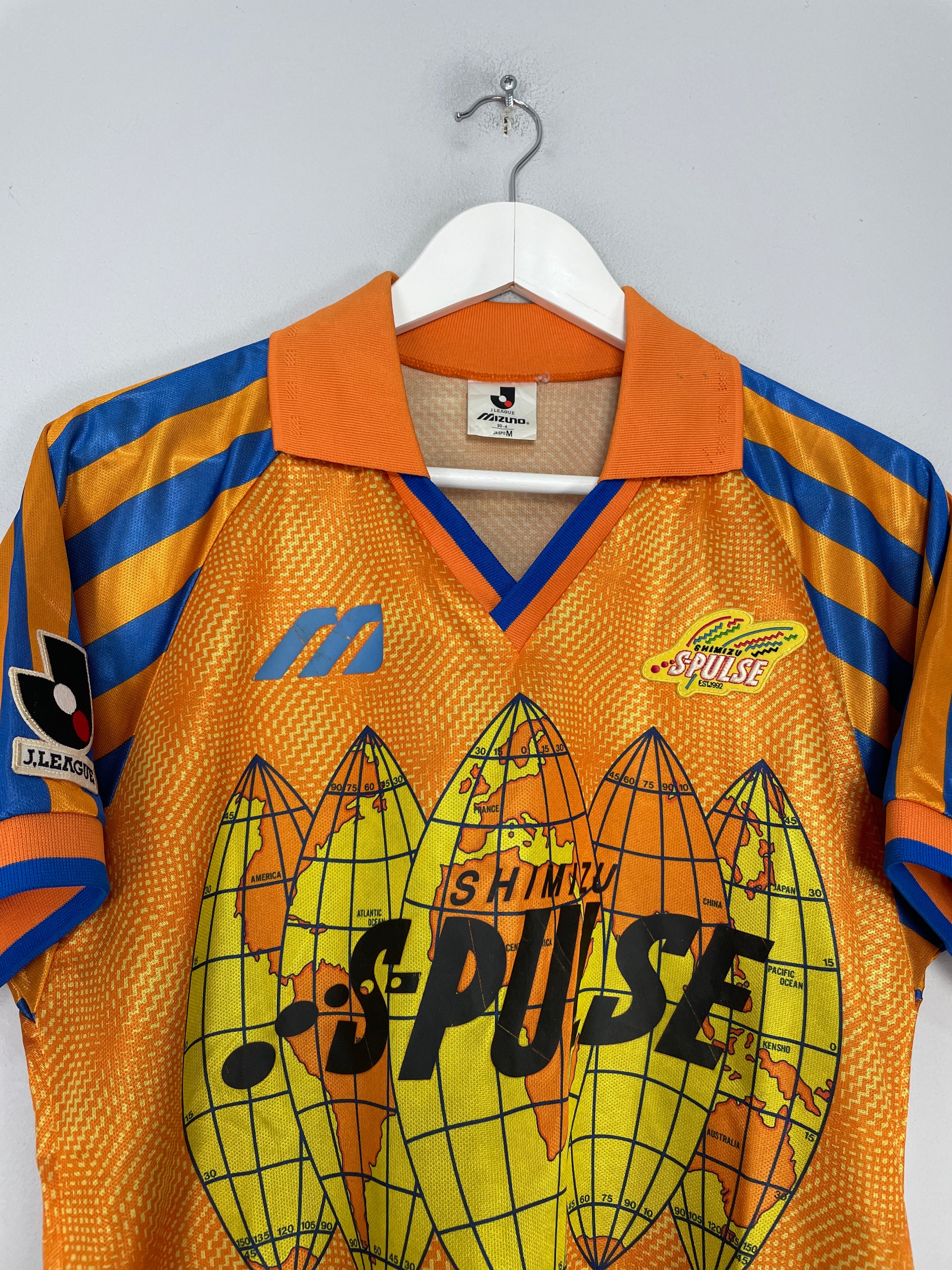 Shop 1993/94 SHIMIZU S-PULSE HOME SHIRT (S) MIZUNO, classic football shirts, vintage football shirts & retro soccer jerseys at Cult Kits