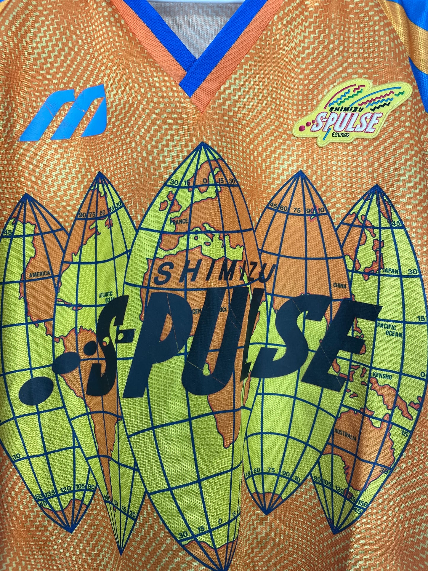 1993/94 SHIMIZU S-PULSE HOME SHIRT (S) MIZUNO